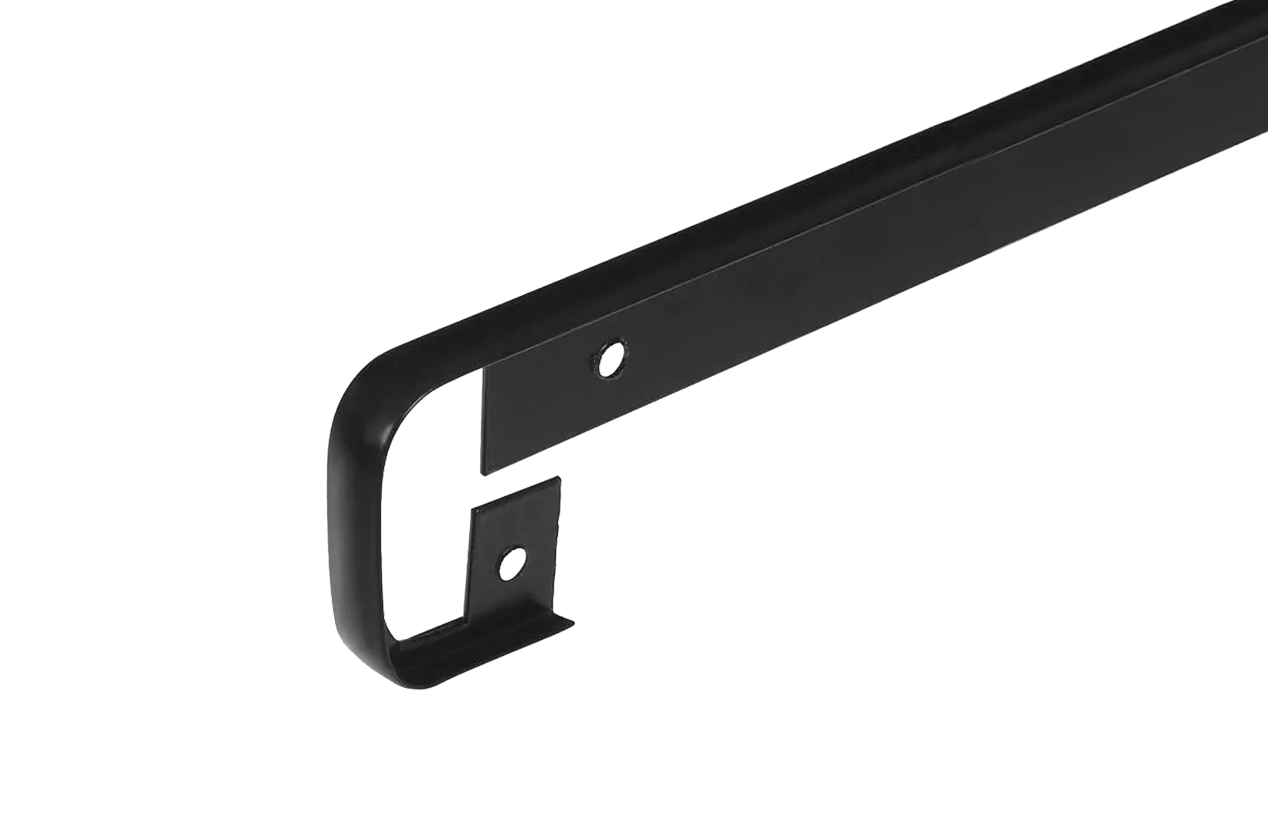 Щелевая Т-образная планка для столешницы 38мм (цветная) Кухня (черный)