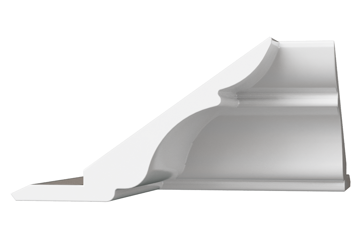 Элемент карниза угловой внутренний (90 град.) Атланта (белый)