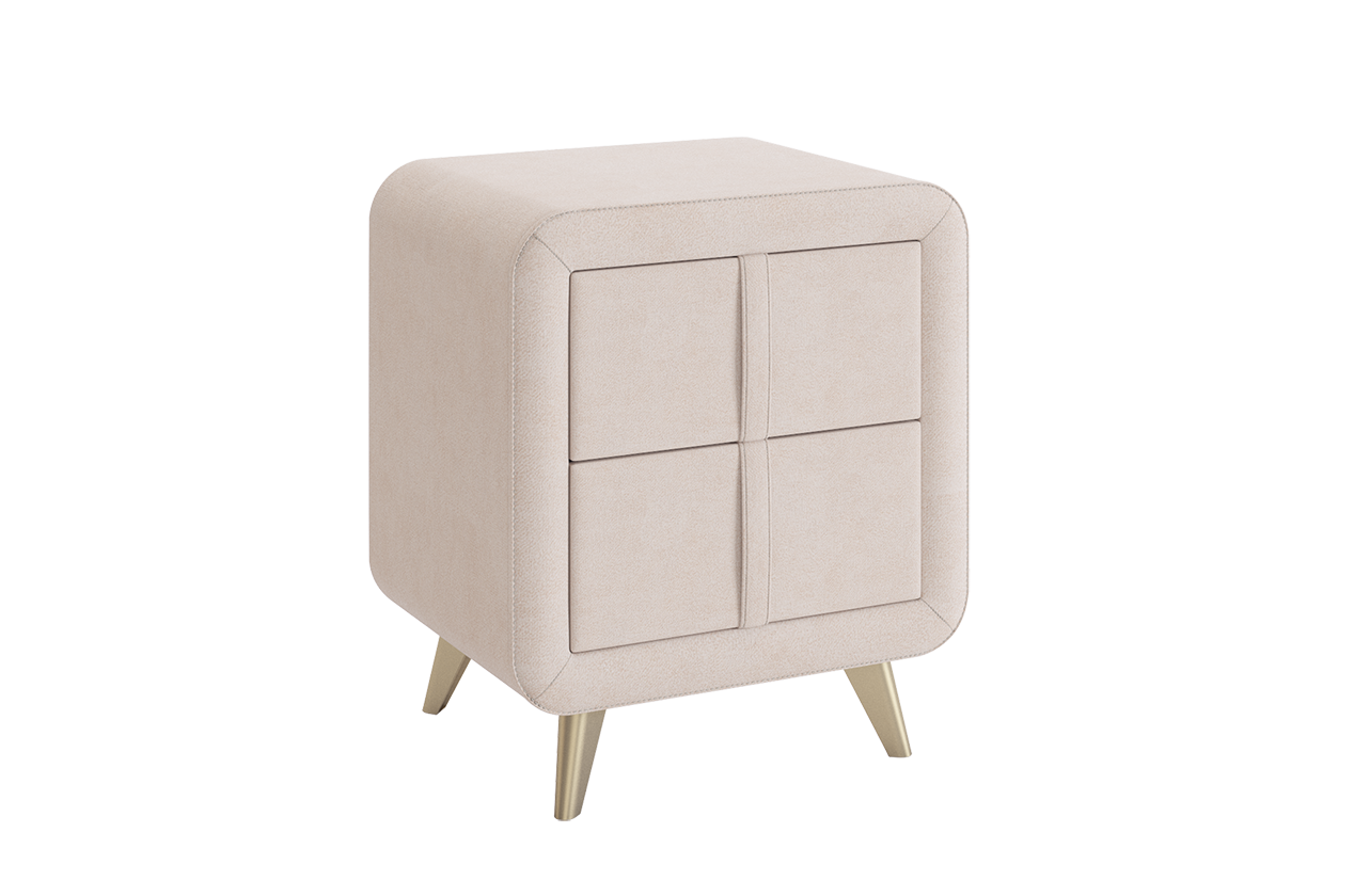 Тумба прикроватная Софи 2 (крем (велюр))