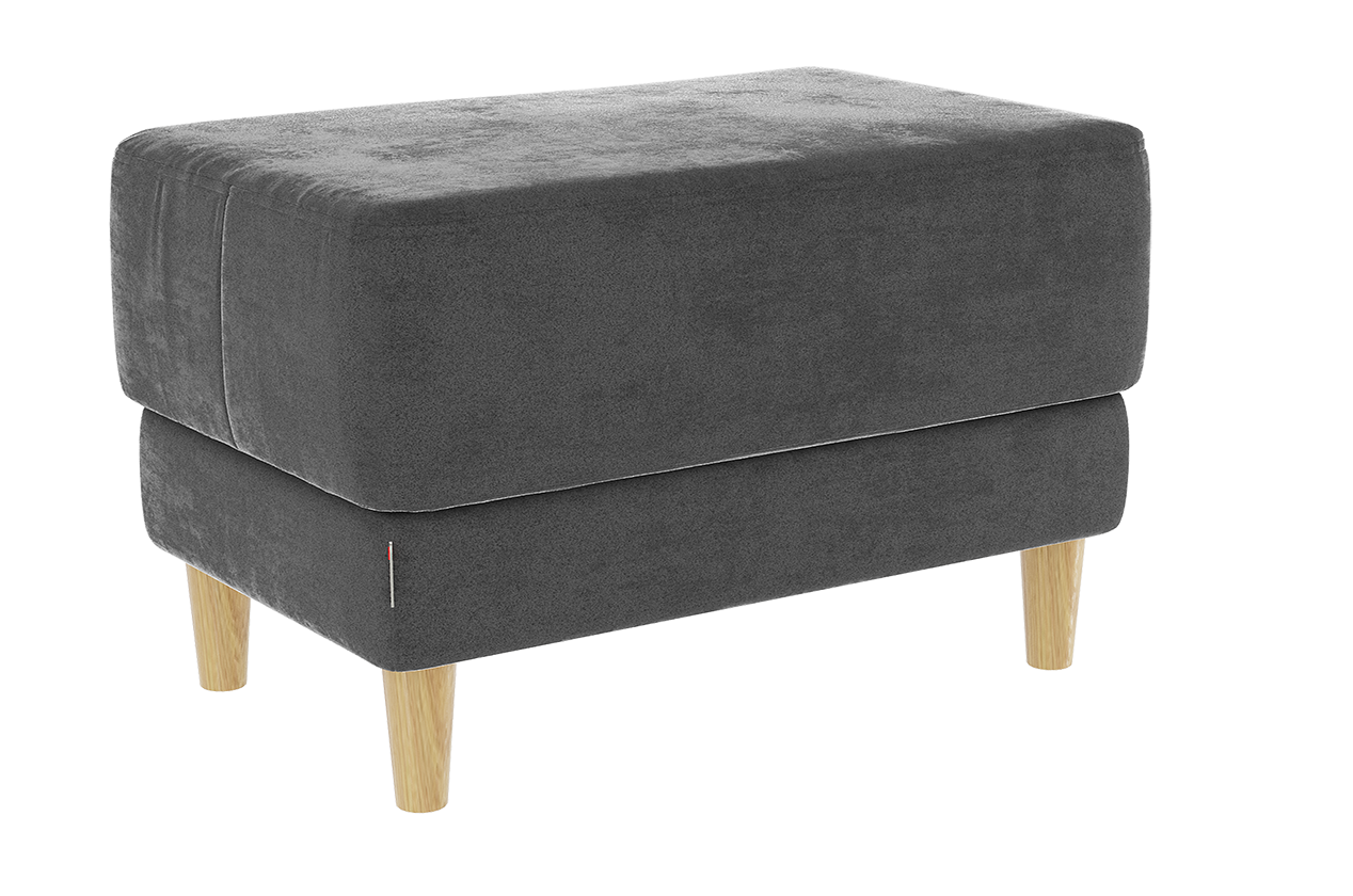 Пуф Рондо 2 (графит (велюр))