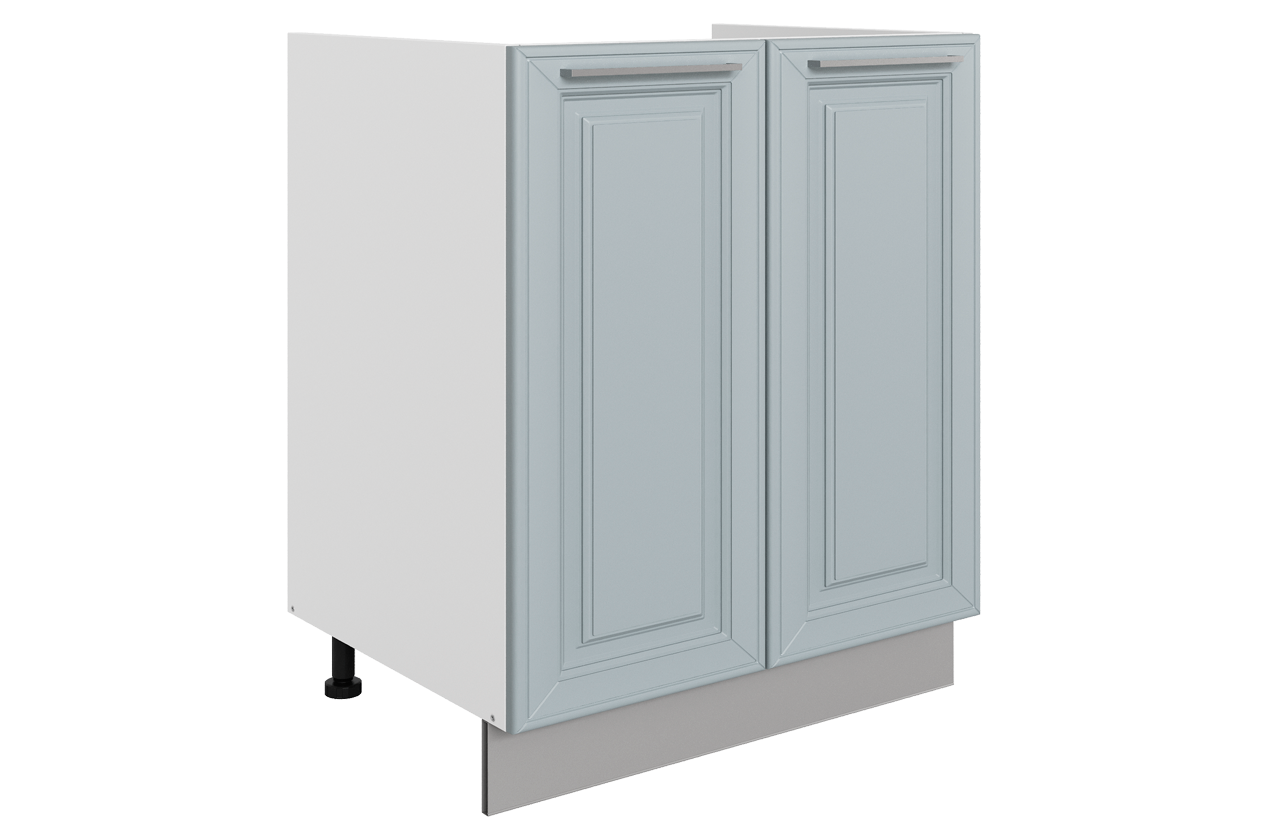 Мишель Шкаф рабочий под мойку L600 (2 дв. гл.) (эмаль)