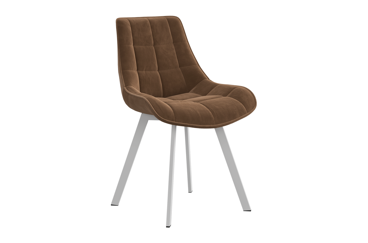 Стул Монти Т2 (беж (велюр)/белый)