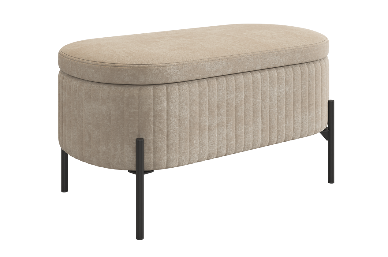 Пуф Винни (капучино (велюр))