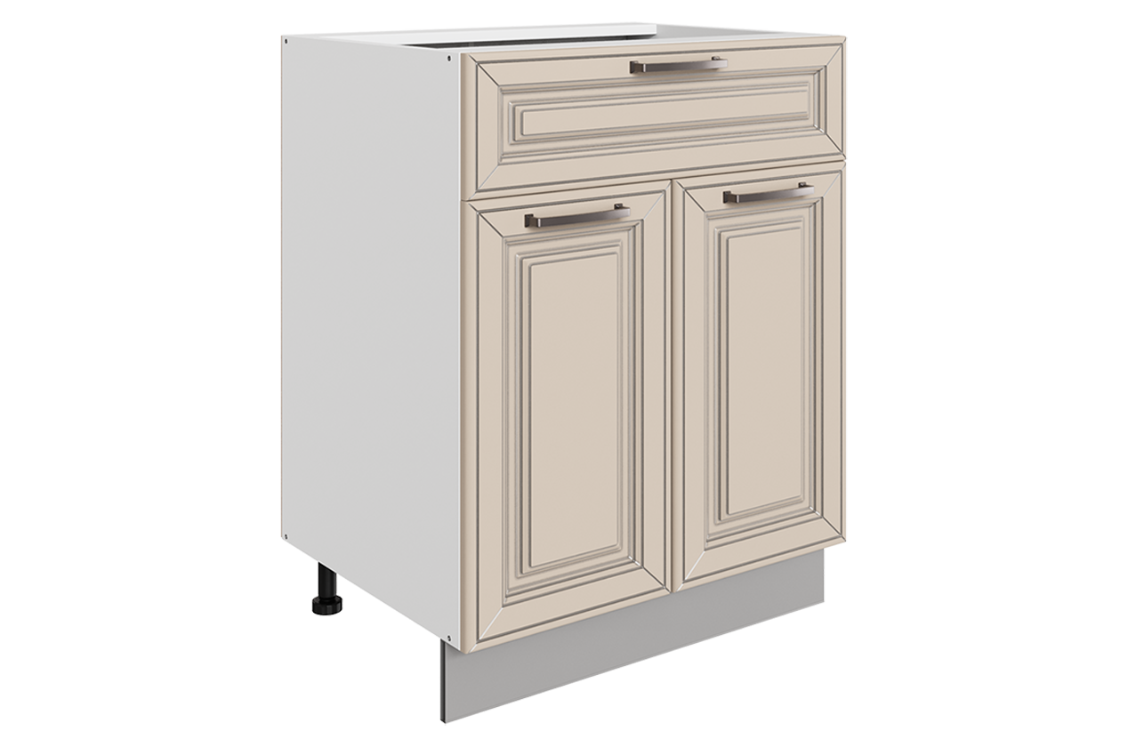 Атланта Шкаф рабочий L600 Старт (2 дв. гл. 1 ящ.) (эмаль)