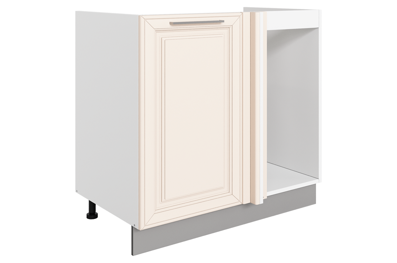 Мишель Шкаф рабочий под мойку угл. L800 (1 дв. гл.) (эмаль)