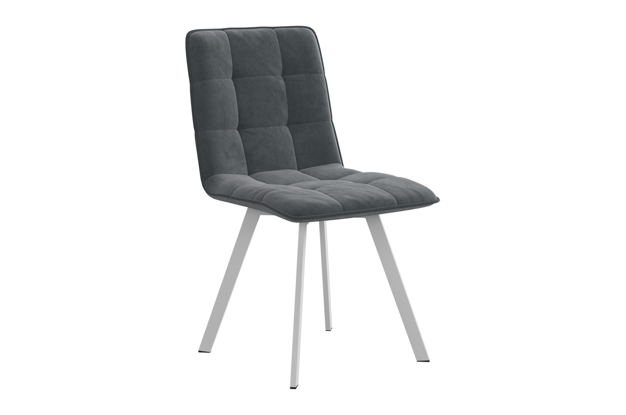 Стул Марсель Т2 (графит (велюр)/белый)