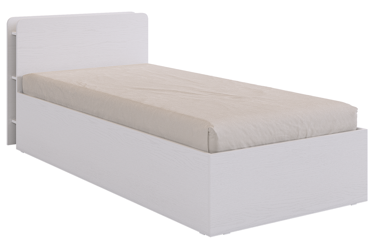 Каркас кровати Юниор 90х200 см (белое дерево)