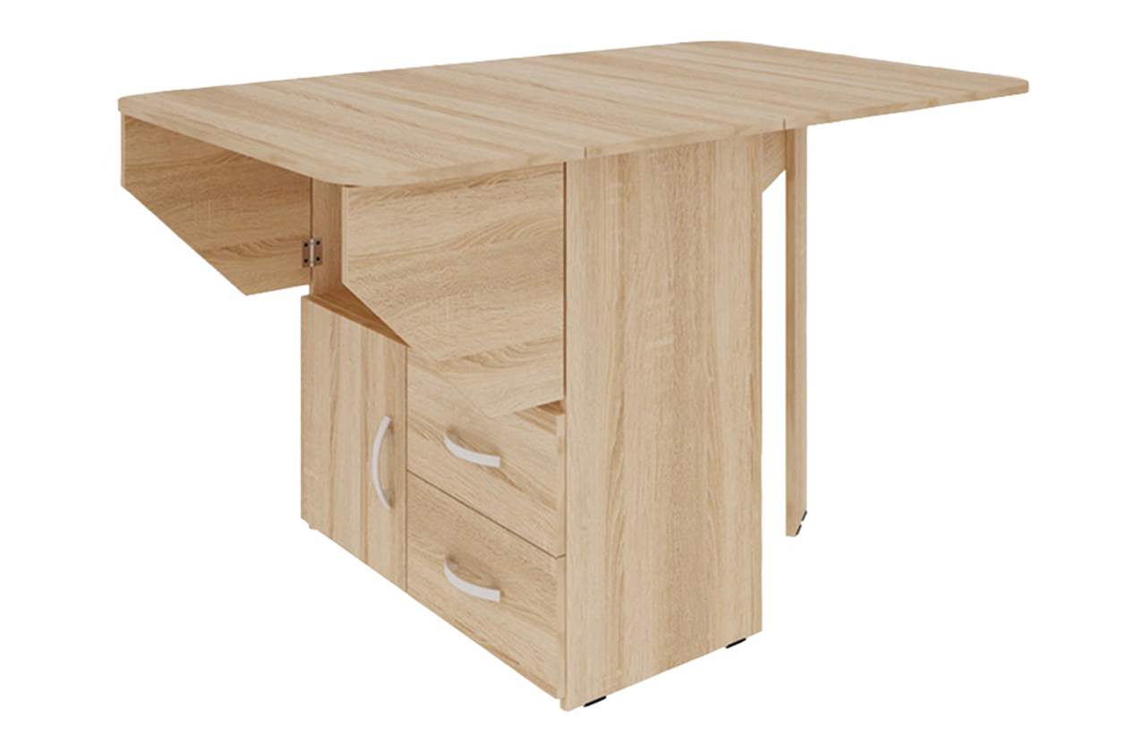 Стол-тумба раскладной (дуб сонома)