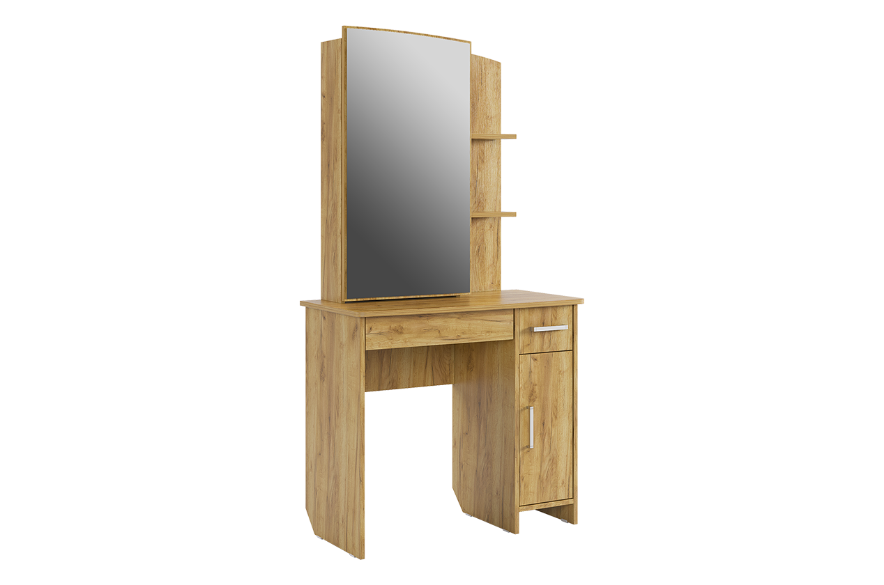 Виктория-1 Трюмо (дуб крафт золотой)