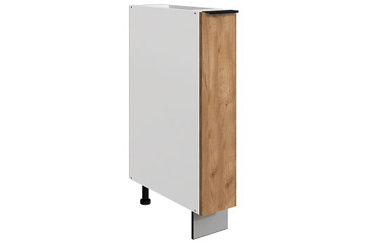 Стоун Шкаф рабочий L150 (1 дв.гл.) (белый/дуб крафт золотой)