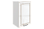Атланта Шкаф навесной L450 Н720 (1 дв. гл.) (эмаль)