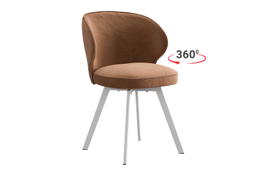 Стул Гудвин Т2П (беж (велюр)/белый)