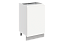Фьюжн Шкаф рабочий L500 (1 дв. гл.) (правый) (эмаль)