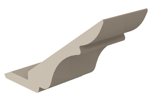 Элемент карниза стыковочный прямой Атланта (сливки)