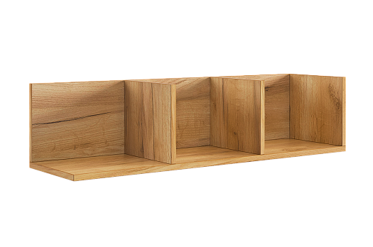 Рич Полка навесная 2 (дуб крафт золотой)