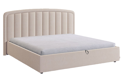 Кровать с подъемным механизмом Сиена 2 180х200 см (крем (велюр))