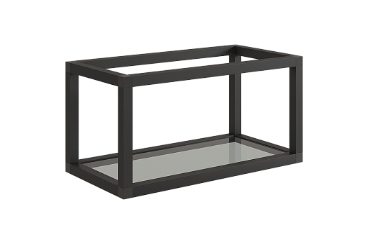 Шкаф навесной из профиля L400 H180 Кухня (черный муар)