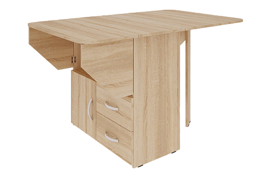 Стол-тумба раскладной (дуб сонома)