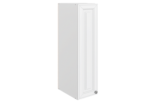 Мишель Шкаф навесной L200 H900 (1 дв. гл.) (эмаль) (белый/белый)