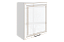 Атланта Шкаф навесной L600 Н720 (1 дв. гл.) (эмаль)