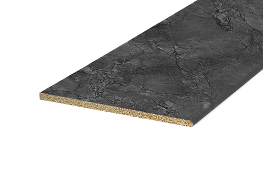 Столешница постформинг H38 угл пр L3000 Кухня (мрамор империал темный)