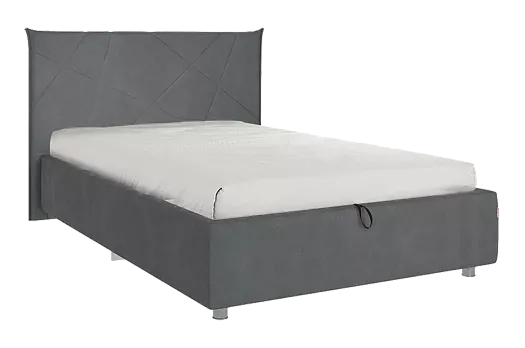 Кровать с подъемным механизмом Бест 120х200 см (графит (велюр))
