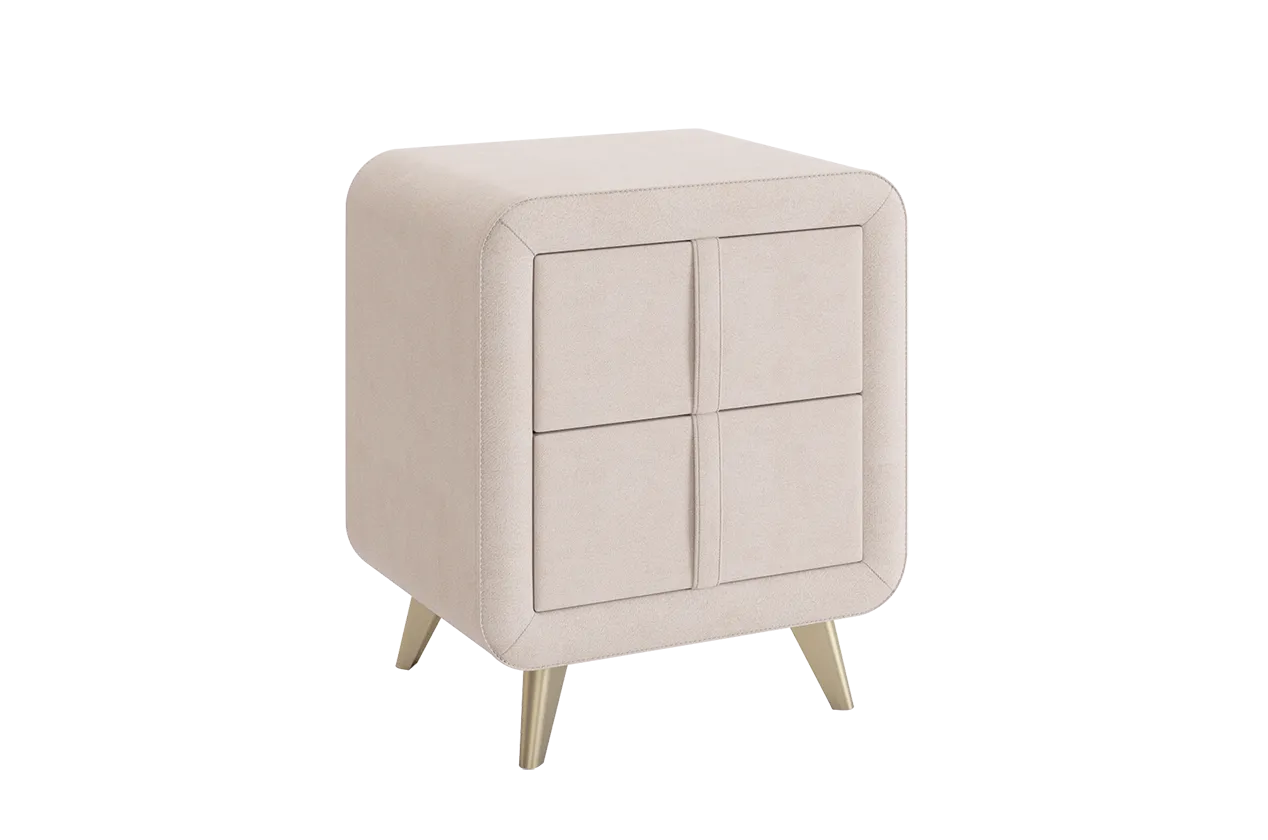 Тумба прикроватная Софи 2 (крем (велюр))