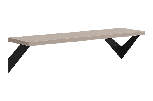 Рич Полка навесная (кашемир/черный)