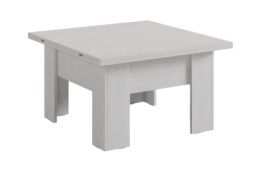 Стол-трансформер Секрет (белый рамух/белый рамух)