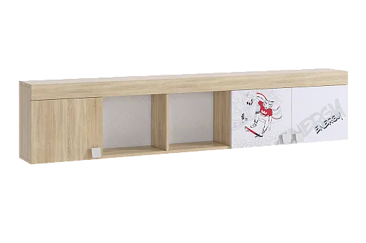 Энерджи Полка (дуб сонома/белый)