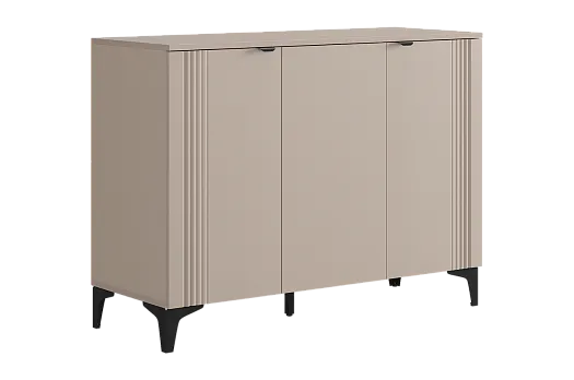 Рич Комод 3 (кашемир/фрапучино матовый/черный)