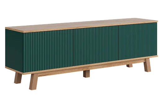 ТВ тумба 150 Оливия (дуб крафт золотой/еловый)