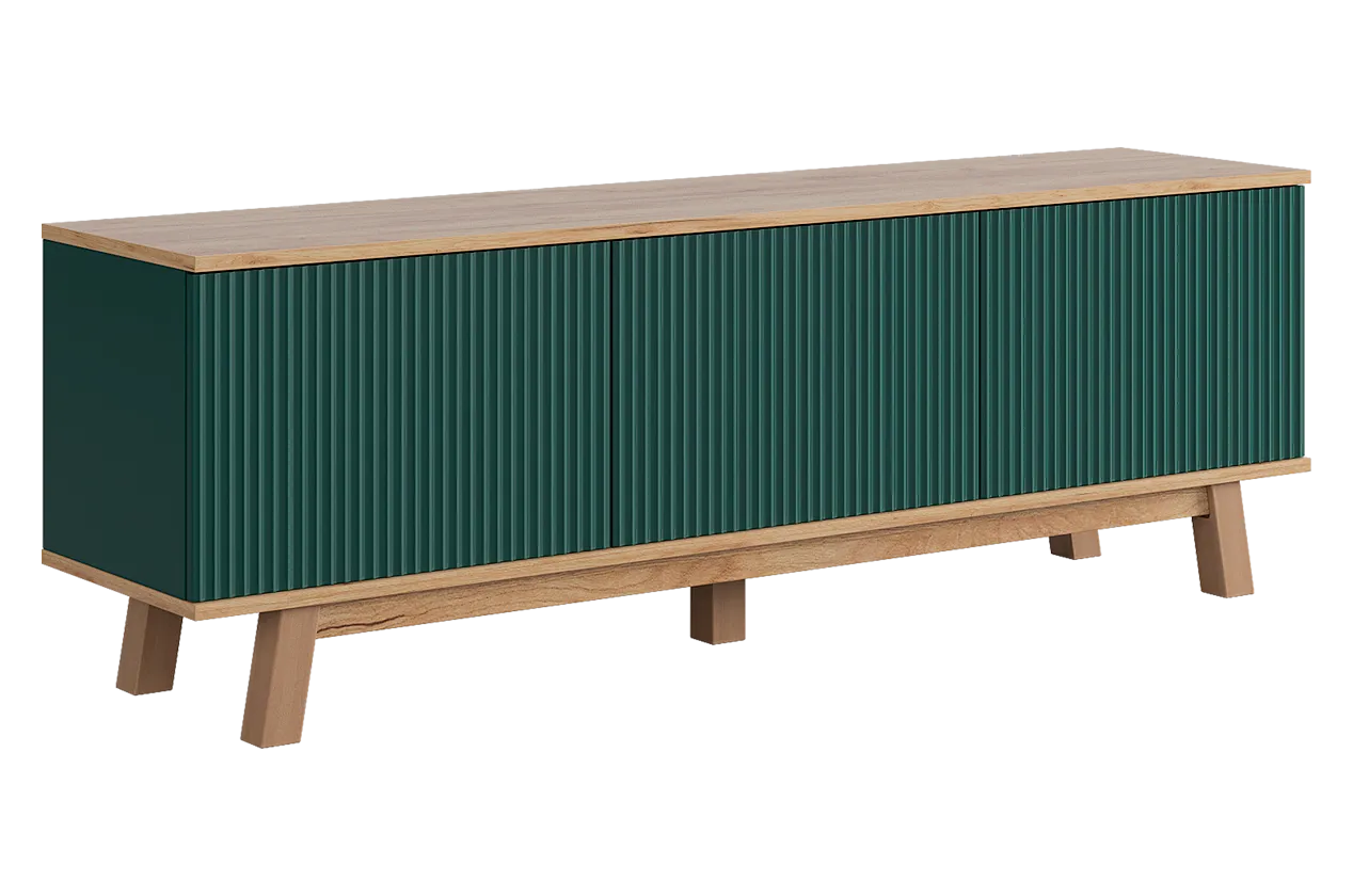 ТВ тумба 150 Оливия (дуб крафт золотой/еловый)